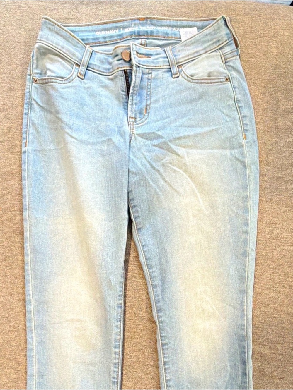 Old Navy Light Wash Women's stretch denim midrise Size zero